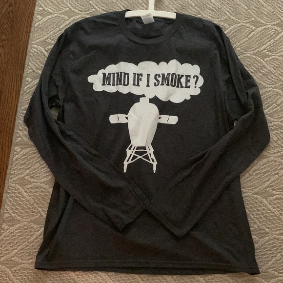 BBQ Bundle: Men’s LS Funny Tee, BHG Grilling Book, Striped Apron with Pockets - Picture 6 of 12